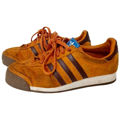 Pre-owned Adidas Originals Brown Suede Trainers