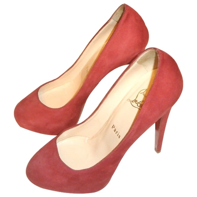 Pre-owned Christian Louboutin Heels In Red