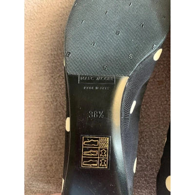 Pre-owned Marc Jacobs Cloth Ballet Flats In Black