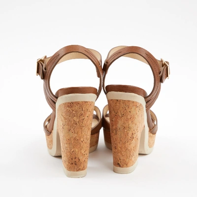 Pre-owned Jimmy Choo Brown Leather Sandals