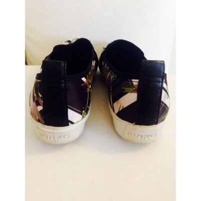 Pre-owned Pinko Trainers In Black