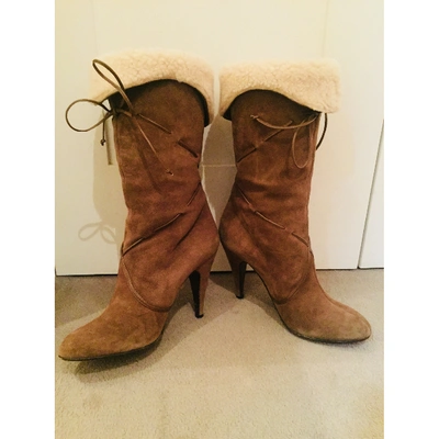 Pre-owned Brian Atwood Snow Boots In Other