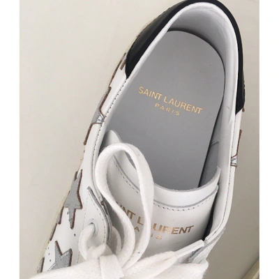 Pre-owned Saint Laurent Leather Trainers