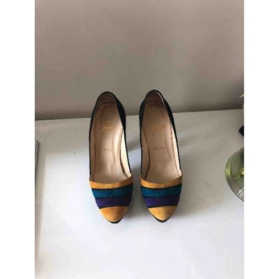 Pre-owned Christian Louboutin Heels In Multicolour