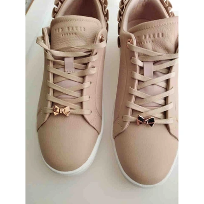 Pre-owned Ted Baker Leather Trainers