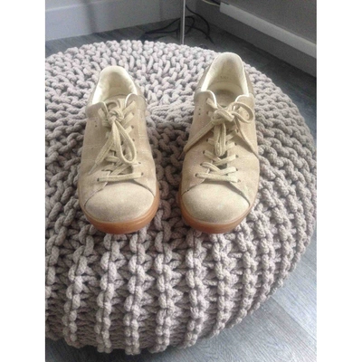 Pre-owned Isabel Marant Bart Beige Suede Trainers