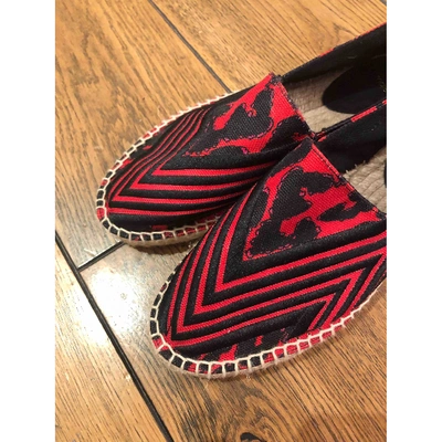 Pre-owned Maje Cloth Espadrilles In Red