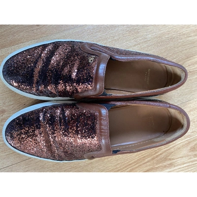 Pre-owned Givenchy Metallic Glitter Flats