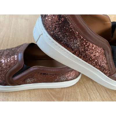 Pre-owned Givenchy Metallic Glitter Flats