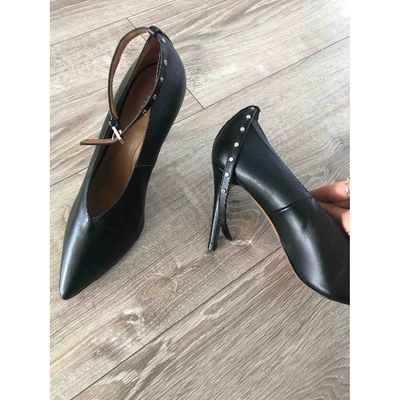 Pre-owned Claudie Pierlot Black Leather Heels