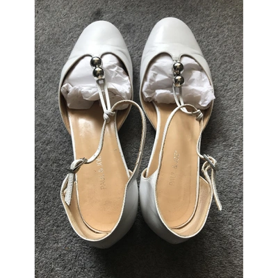 Pre-owned Paul & Joe Leather Ballet Flats In White
