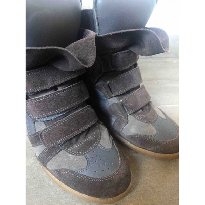 Pre-owned Isabel Marant Brown Suede Trainers