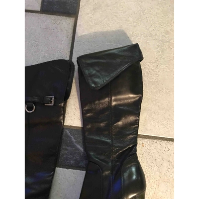 Pre-owned Dsquared2 Black Leather Boots