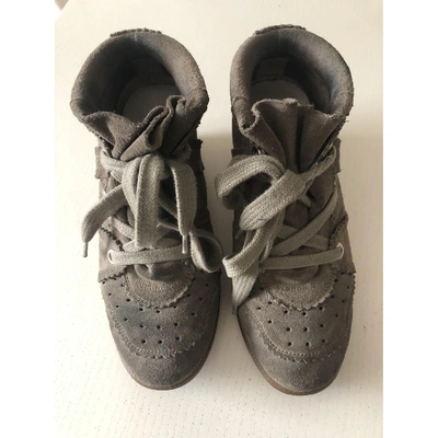 Pre-owned Isabel Marant Betty Trainers In Beige