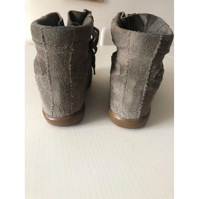 Pre-owned Isabel Marant Betty Trainers In Beige