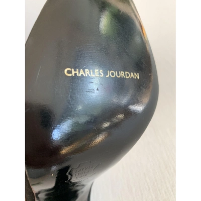 Pre-owned Charles Jourdan Heels In Black
