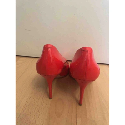 BRIAN ATWOOD Pre-owned Patent Leather Heels In Red