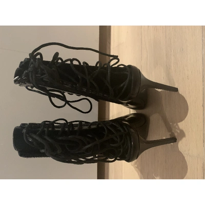 Pre-owned Haider Ackermann Leather Boots In Black