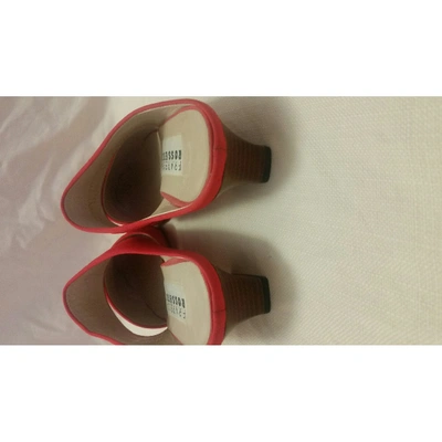 Pre-owned Fratelli Rossetti Cloth Sandals In Red