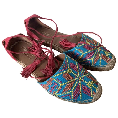 Pre-owned Aquazzura Multicolour Cloth Espadrilles