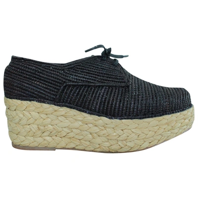 Pre-owned Carven Navy Synthetic Espadrilles