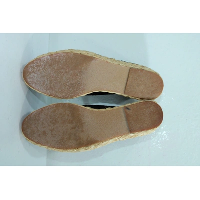 Pre-owned Carven Navy Synthetic Espadrilles