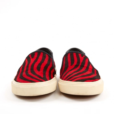 Pre-owned Saint Laurent Trainers In Red