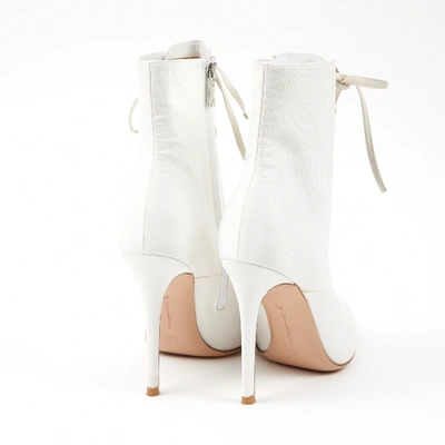 Pre-owned Gianvito Rossi Cloth Heels In White