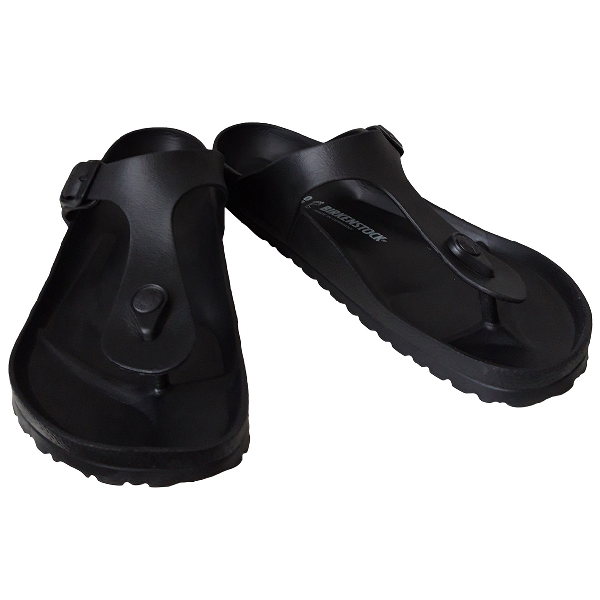 black rubber birkenstocks