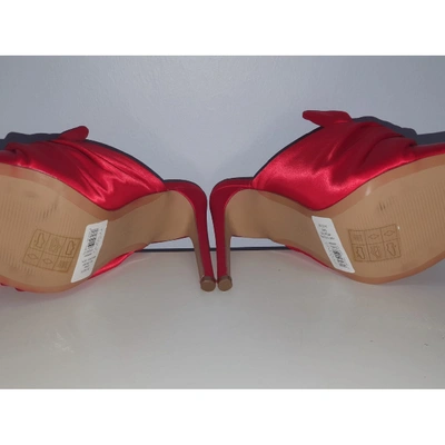Pre-owned Blazé Milano Red Polyester Sandals
