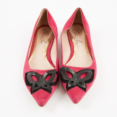 Pre-owned Aruna Seth Flats In Pink