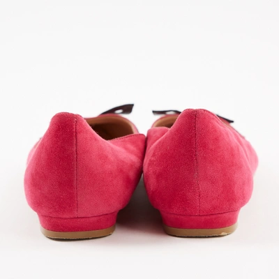 Pre-owned Aruna Seth Flats In Pink