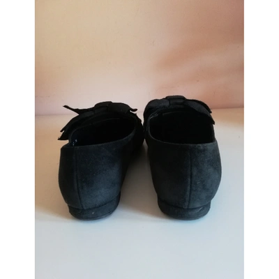 Pre-owned Chie Mihara Flats In Black