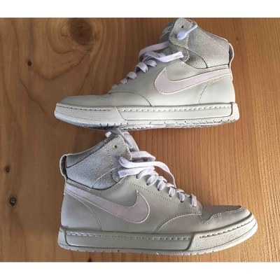 Pre-owned Nike Sb Dunk  Grey Trainers