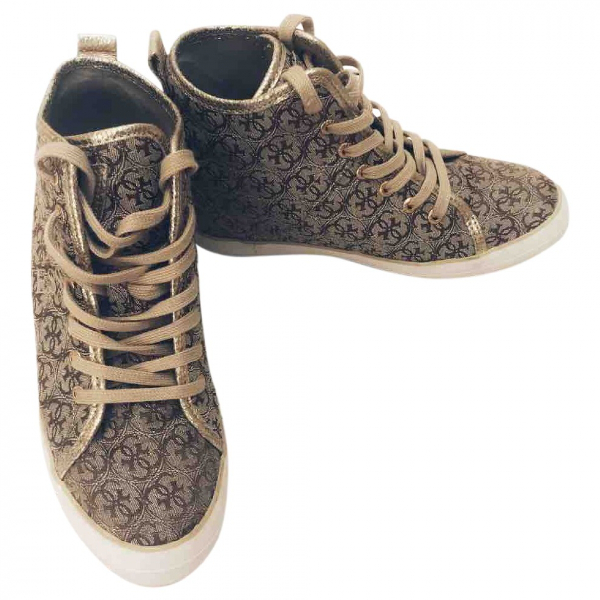 guess beige trainers