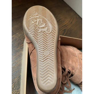 Pre-owned Ash Camel Suede Trainers