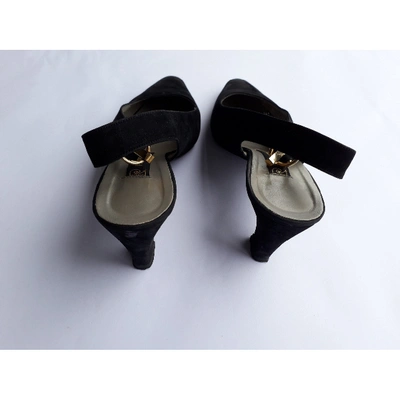 Pre-owned Pierre Cardin Sandal In Black
