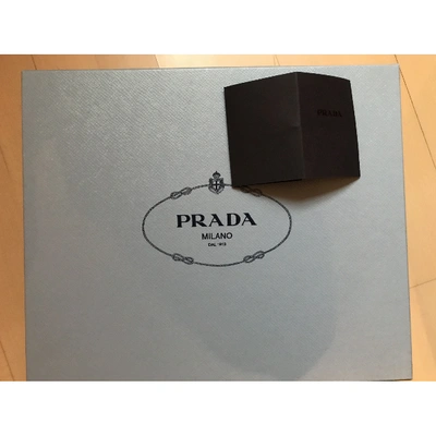 Pre-owned Prada Cloudbust Black Trainers