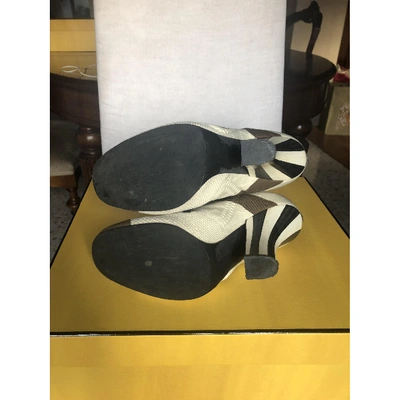 Pre-owned Fendi Multicolour Cloth Ankle Boots