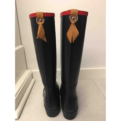 Pre-owned Aigle Black Rubber Boots