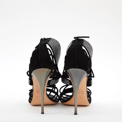 Pre-owned Giuseppe Zanotti Black Cloth Heels