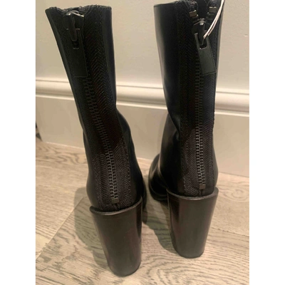 Pre-owned Haider Ackermann Black Leather Ankle Boots