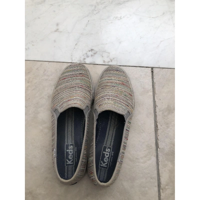 Pre-owned Keds Cloth Flats In Multicolour