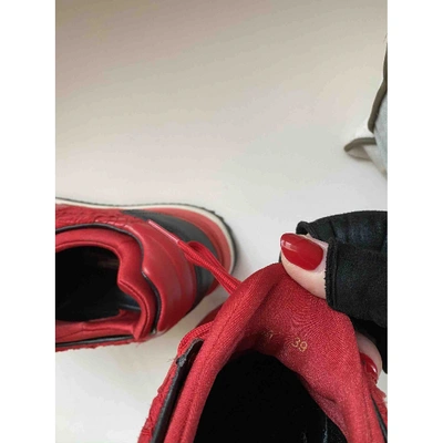 Pre-owned Dolce & Gabbana Red Trainers