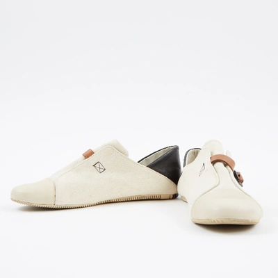 Pre-owned Osklen Cloth Trainers In Beige
