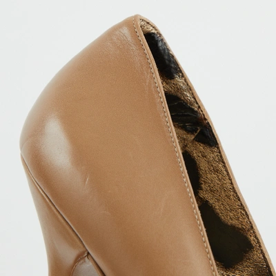 Pre-owned Dolce & Gabbana Leather Heels In Brown