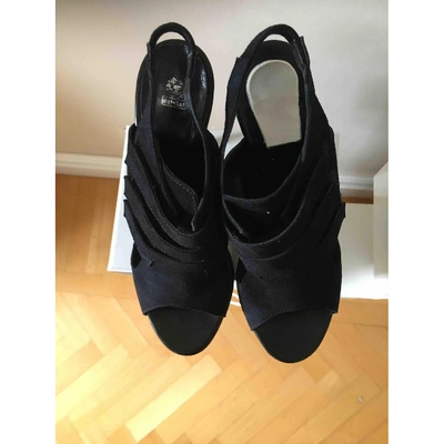 Pre-owned Belstaff Sandals In Black