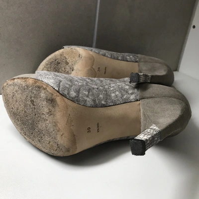 Pre-owned Alexander Wang Grey Leather Ankle Boots