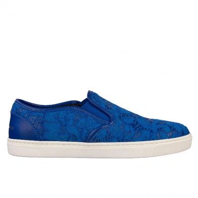 Pre-owned Dolce & Gabbana Trainers In Blue