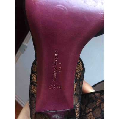Pre-owned Emanuel Ungaro Patent Leather Heels In Black